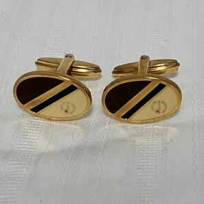 dunhill カフス ゴールド系 カフスボタン ダンヒル アクセサリー 紳士 ビジネス