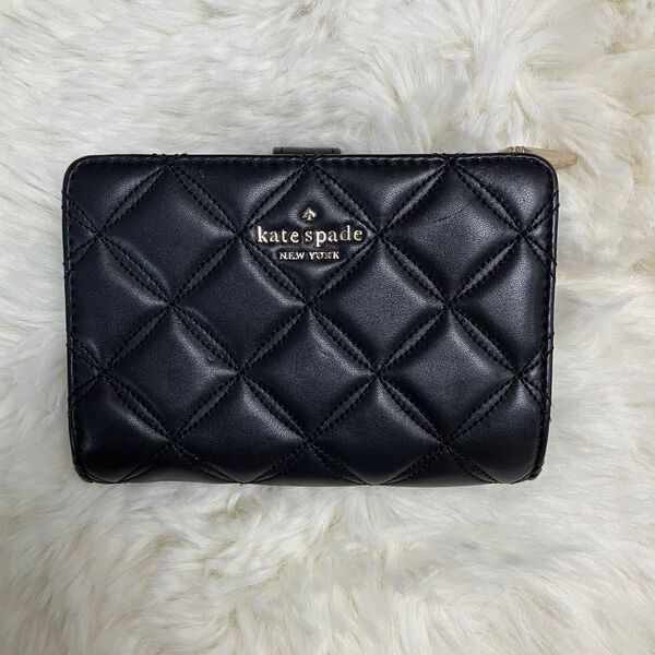 ☆美品☆ケイトスペード kate spade キルティング レザー 折り財布