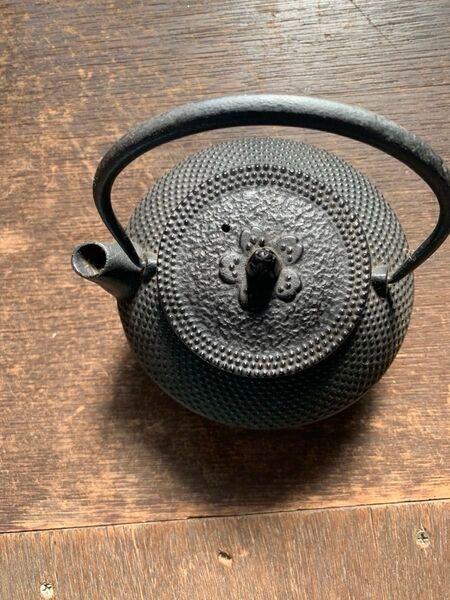 鉄瓶 ヴィンテージ 南部鉄 桜柄 南部鉄器