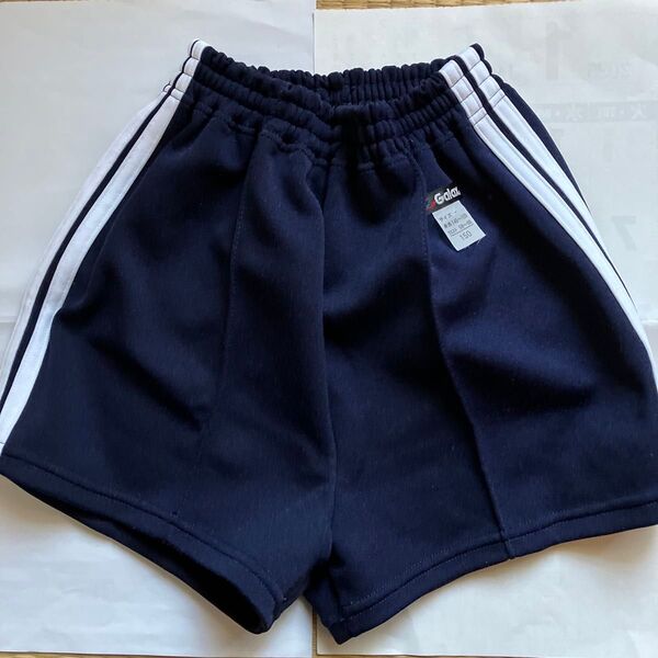 体操服 ギャレックス製ショートパンツ150センチ 濃紺色