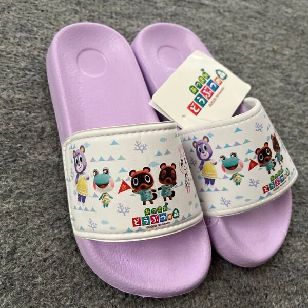 あつ森 あつまれどうぶつの森 サンダル 子供サンダル キッズ 21センチ