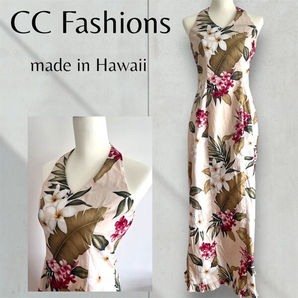 CC Fashions 花柄 ハワイアンドレス マキシドレス フラダンスドレス ロングドレス