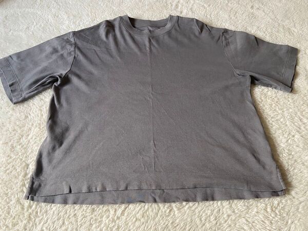 無印 ライトグレー Tシャツ コットン M〜Lサイズ 半袖