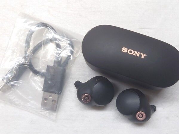 動作確認済 SONY ソニー WF-1000XM4 ノイズキャンセリング Bluetooth フルワイヤレスイヤホンブラック