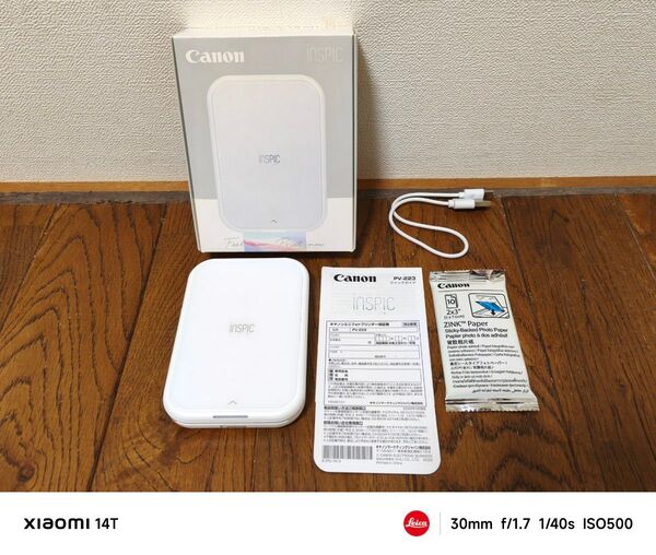 美品 inspic ミニフォトプリンターPV-223 Canon キャノン