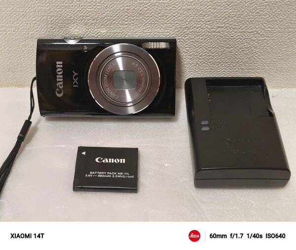 美品 Canon キャノン IXY 120 ブラック 黒 デジカメ コンデジ デジタルカメラ