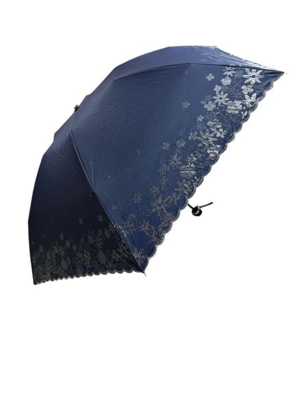 ムーンバット【ランバン オンブルー】折りたたみ傘 LANVIN en Bleu 日傘 晴雨兼用