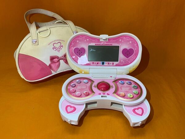 経年保管品 ふたりはプリキュア マックスハート ミラクルコミューンとバッグ ジャンク品