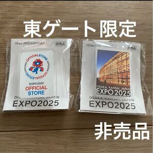 関西 万博 EXPO 2025 ピンバッジ ミャクミャク 平日限定 大阪 2種 2個セット 東ゲート限定 新品 未開封
