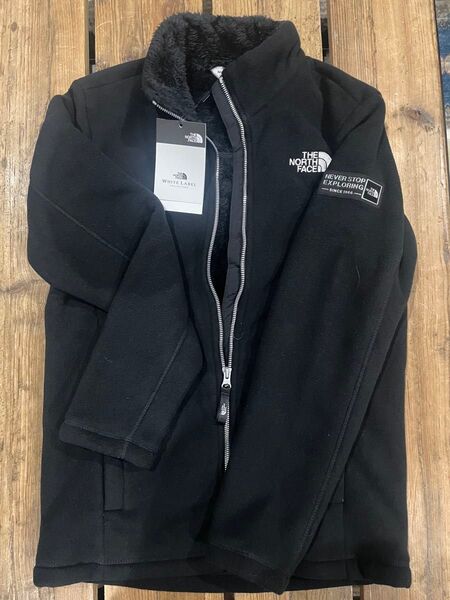 【韓国限定】THE NORTH FACE WHITE LABEL フリースジャケット ブラック 未使用 85(xs)