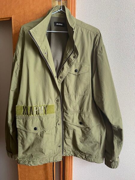XLARGE ミリタリージャケット エクストラージ ブルゾン サイズXL