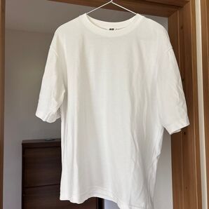 ユニクロ UNIQLO エアリズムコットンオーバーサイズTシャツ XL