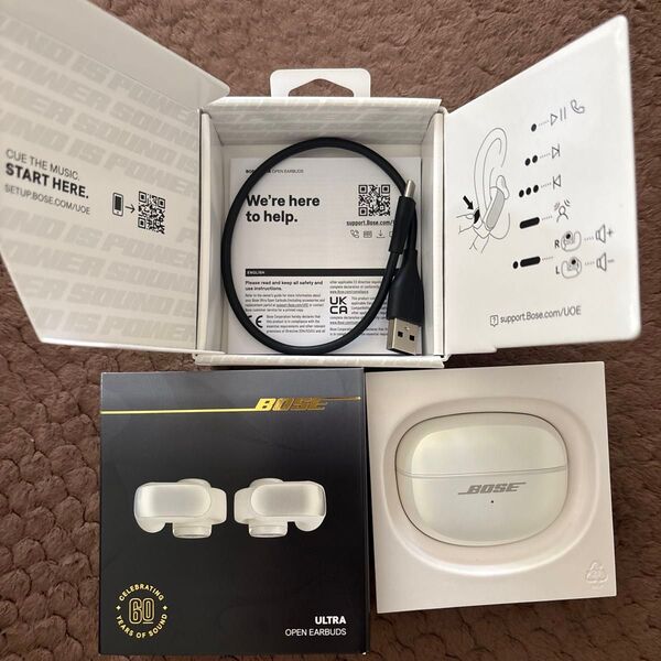 BOSE Ultra Open Earbuds ワイヤレスイヤホン 60周年記念モデル IPX4 防水 Diamond