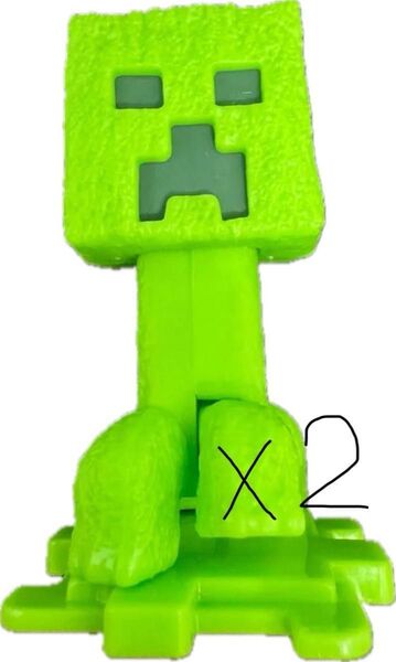 ハッピーセット マインクラフト クリーパー フィギュア マクドナルド 2個セット