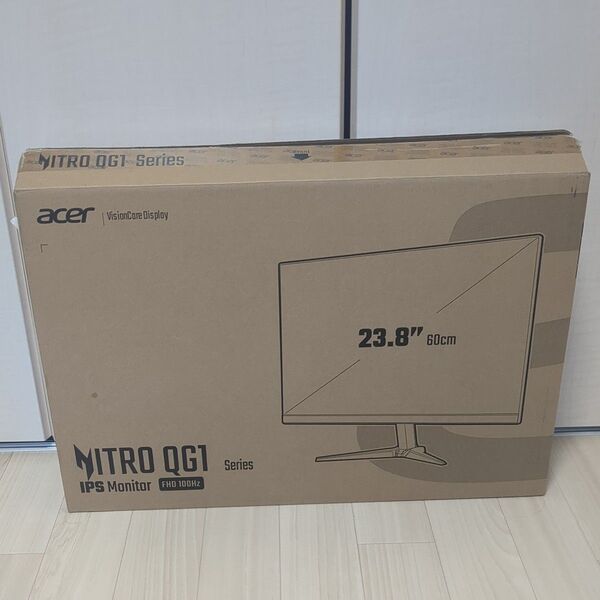 Acer ゲーミングモニター QG241YEbmiix 23.8インチ フルHD 100Hz 1ms