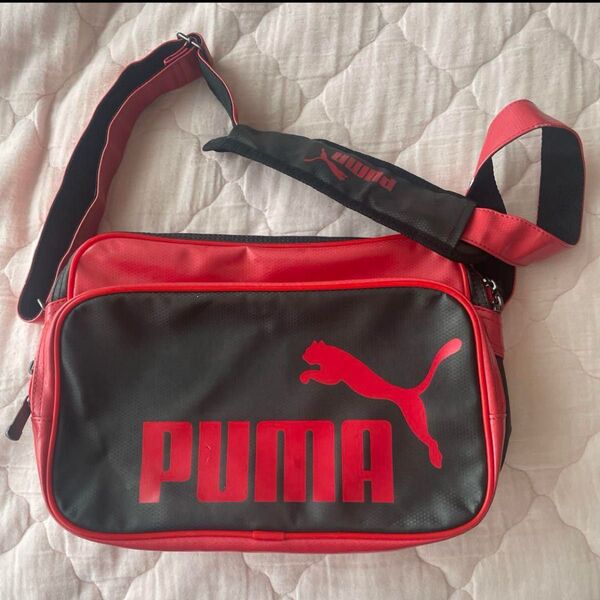 プーマ バッグ スポーツバッグ バック かばん PUMA 赤 ショルダーバッグ ブラック レッド スポーツ ショルダー