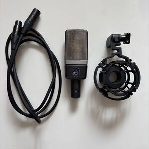 AKG C214 コンデンサーマイク + BELDEN 1192A XLRケーブル 2m