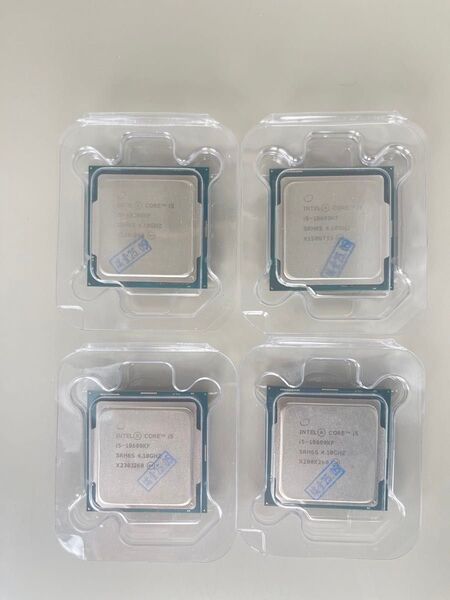 4個セットIntel Core i5-10600KF CPU 新品未使用