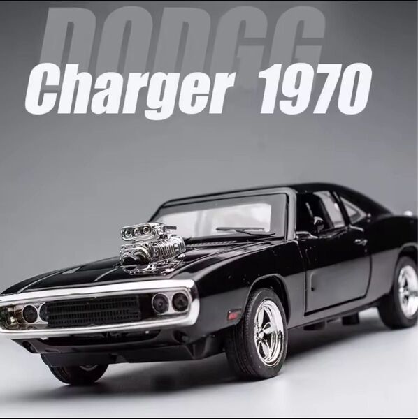 ワイルドスピード Dodge Charger 1970 ミニカー 1/32 ブラック ダイキャストカー