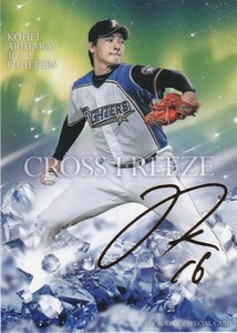 BBM 2016 2nd 有原航平 金箔サイン BS02 CROSS FREEZE