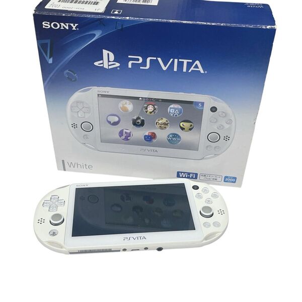 ☆ジャンク品☆ PS Vita 2000 本体 ZA12 ホワイト