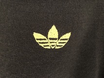 アディダスフランス ニット素材ジャージ ブラウン ヴィンテージ 70s ジャケット 青タグ VENTEX made in FRANCE 前期 adidas フランス軍_画像5