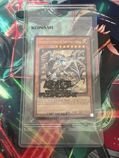 【遊戯王】日本選手権 プロモ Dragon of Illumination, Sanctuary's Shield
