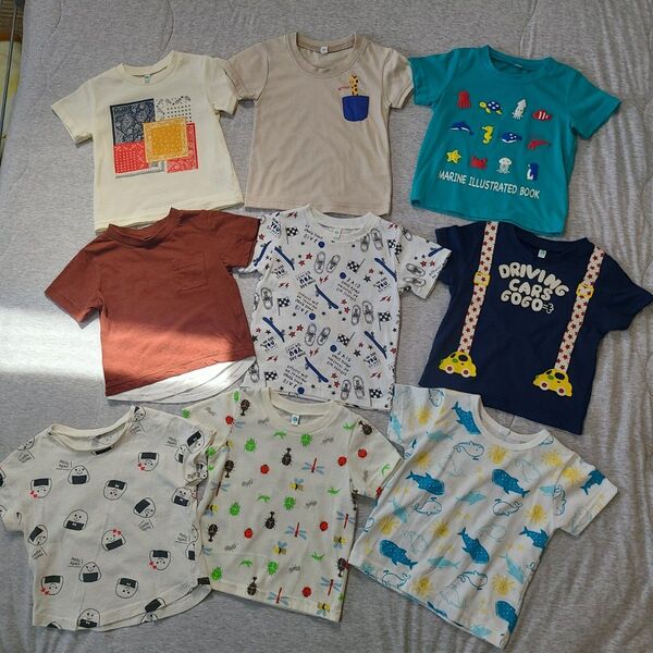【4枚1000円】80cm 半袖 Tシャツ 9枚セット お着替え 匿名配送