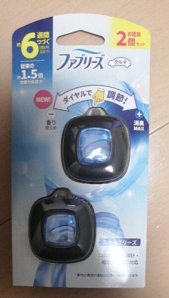 P&G ファブリーズ クルマ イージークリップ スカイブリーズ 2.4ml 2個入