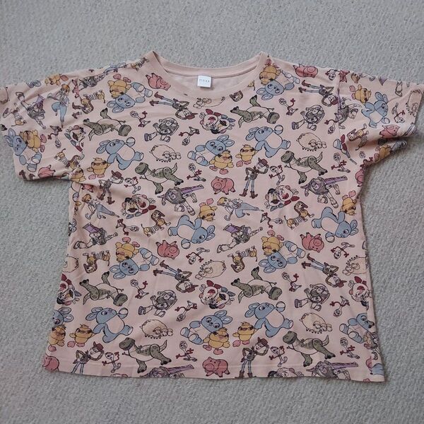 トイ・ストーリー 半袖 Tシャツ 総柄 LL