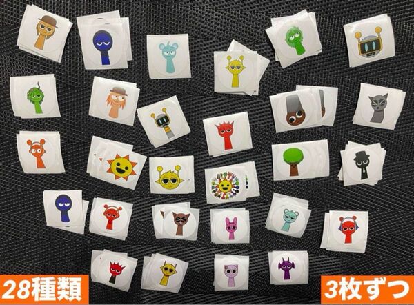 【海外輸入】スプランキーシール28種類×3枚ずつ 計84枚 トイトレやご褒美に