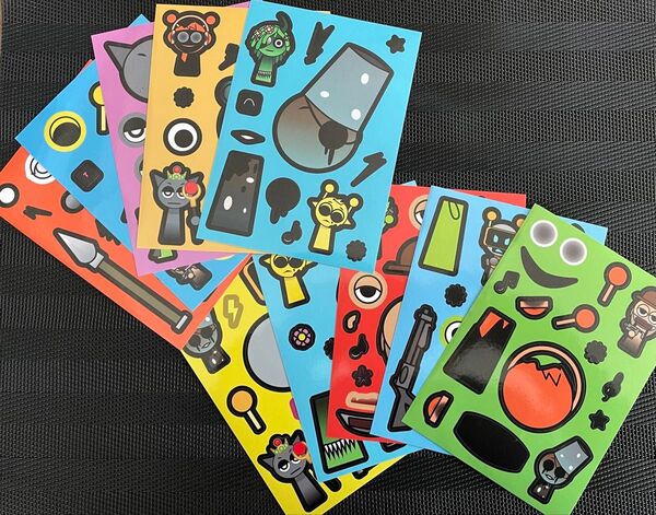 【海外輸入品】スプランキーシールステッカー10枚入り ④ニューバージョン