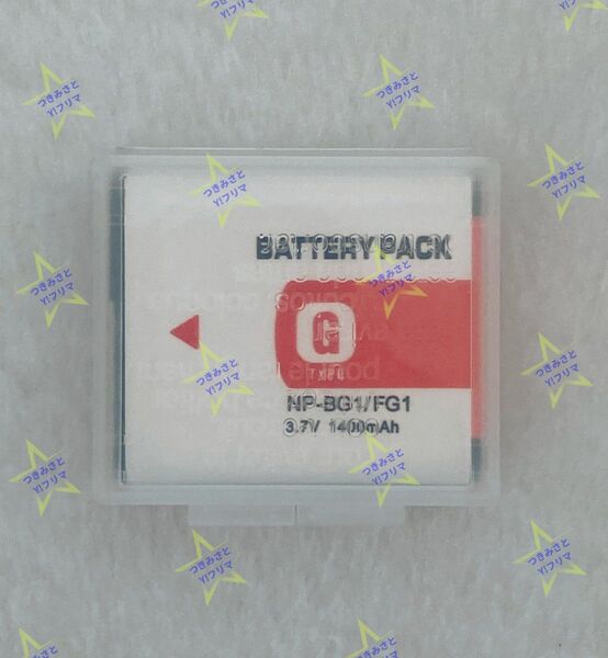 【新品】ソニー SONY対応 NP-BG1 NP-FG1 互換電池パック 充電電池 充電式電池 残量表示 純正充電器対応 1個③