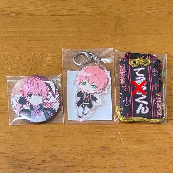 【最終値下げ】KnightA てるとくん アクキー お守り 缶バッジ