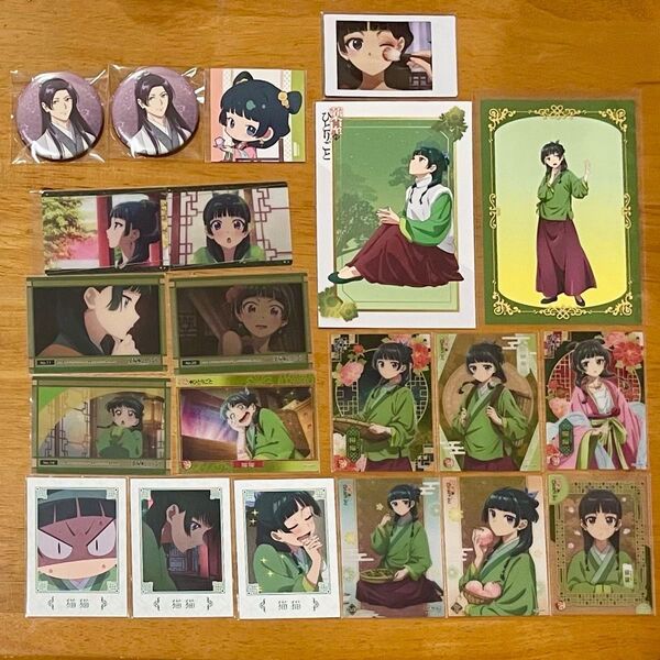 薬屋のひとりごと AnimeJapan POPUP ロフト クリアカード コレクションカード 缶バッジ