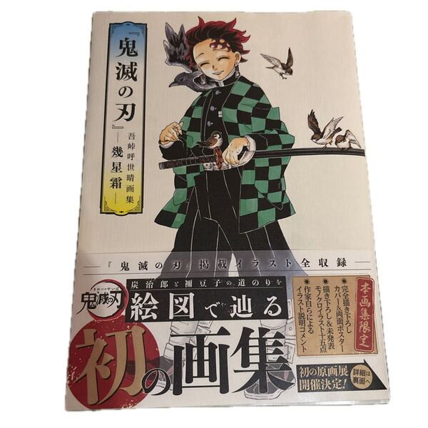 『鬼滅の刃』吾峠呼世晴画集-幾星霜-、鬼滅の刃カレーシール14枚、マスコット3体セット