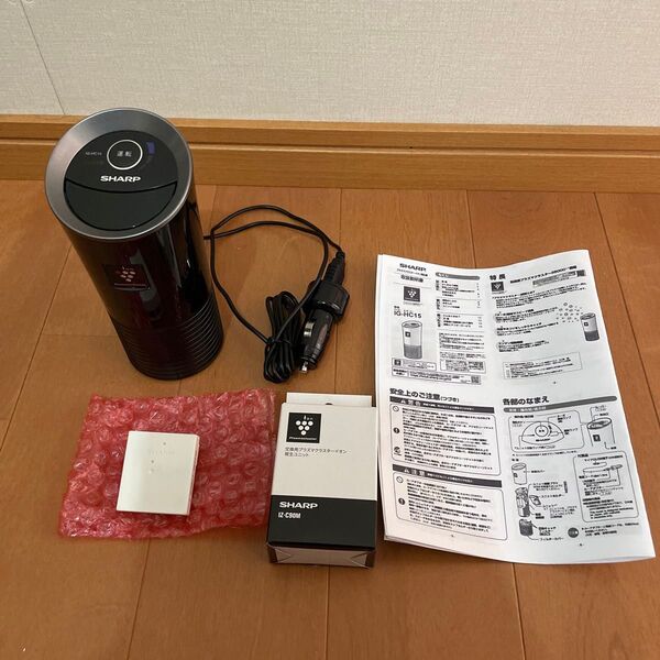 SHARP プラズマクラスターイオン発生機 IG-HC15 IZ-C90M 未使用のユニットIZ-C90M付き