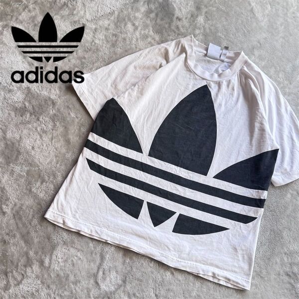 オリジナルアディダス adidas US古着 メンズ 【M】半袖 夏服 Tシャツ
