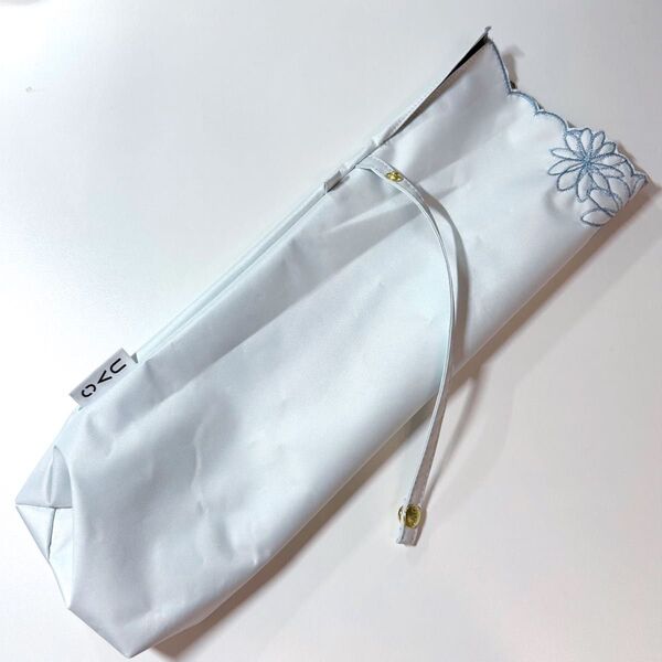 【カバーのみ】折りたたみ傘 完全遮光100% 最強の日傘「UVO(ウーボ)」 2段折りたたみ 刺繍フラワー ミニ Wpc.