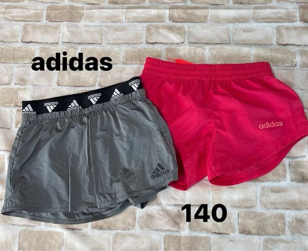 140 adidas アディダス ショートパンツ ジュニア キッズ ガールズ 女の子 ショーパン 短パン ウーブン
