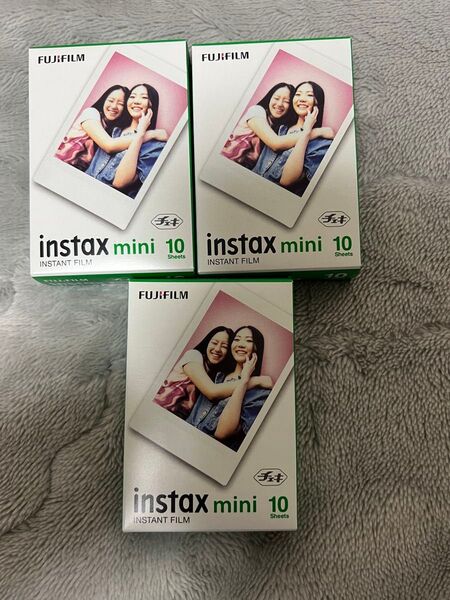 富士フイルム instax mini フィルム 10枚 3箱(30枚) チェキ FUJIFILM