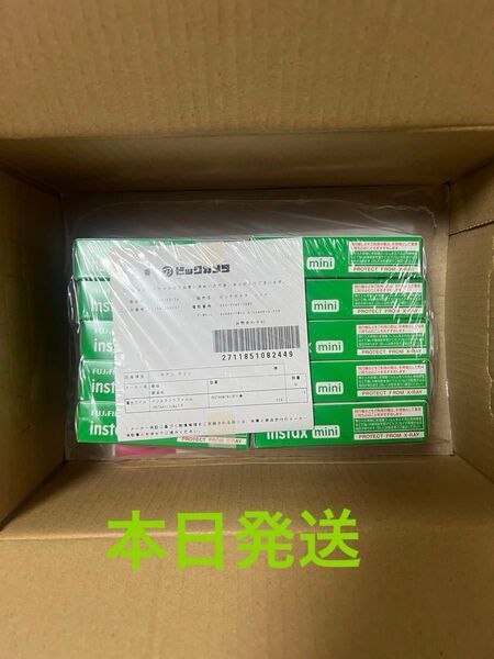 FUJIFILM instax mini 10 インスタントフィルム 10枚入×10箱