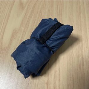 無印良品 軽量 ナイロン コンパクト 折り畳み エコバッグ トートバッグ ネイビー 廃盤品 ②