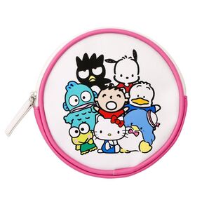 【新品】3COINS サンリオ 丸型ポーチ サンリオキャラクター