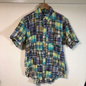 フェローズ パッチワーク 半袖シャツ クレイジーパターン