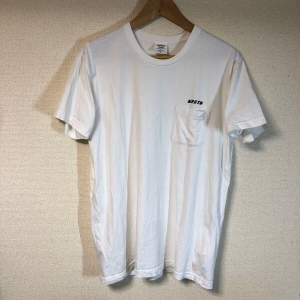 ミスタージェントルマン ポケ付き Tシャツ ホワイト