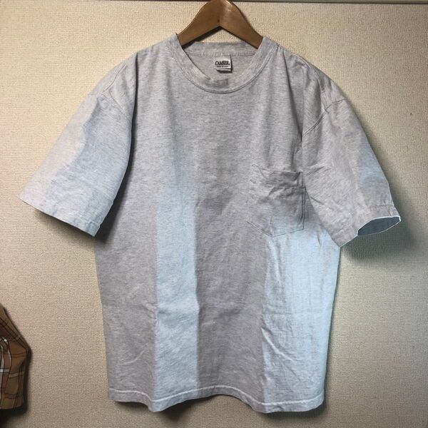 キャンバー Tシャツ USA製 カットソー CAMBER 杢グレー