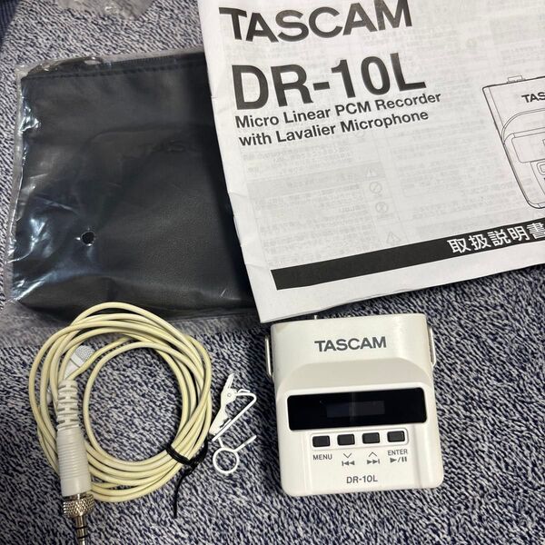 TASCAM DR-10L ピンマイクレコーダー(ホワイト)