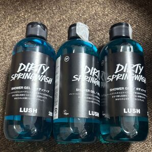 【3本セット】新品未開封 Dirty ダーティ スプリングウォッシュ ボディソープミントの清涼感を全身で感じて 280g