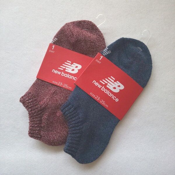 new balance ソール コンフォート アンクルソックス 2足セット 23〜25cm